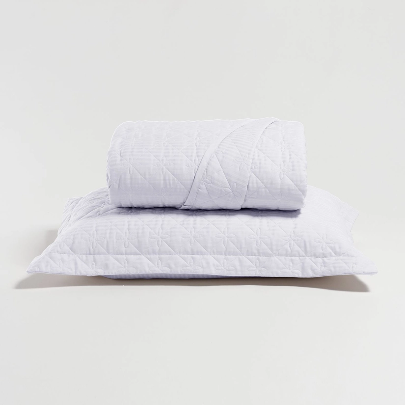 Kit Colcha Matelassê Fio Egípcio Eternity