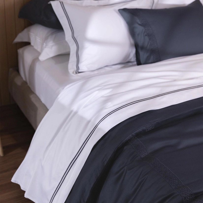 Kit Cama Bordado Vetra 7 peças