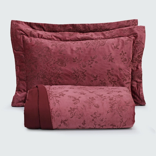 Kit Colcha Micromink Matelassê Marietta