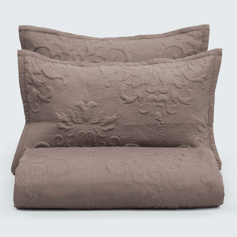 Kit Colcha Micromatelassê Soft Touch Maison