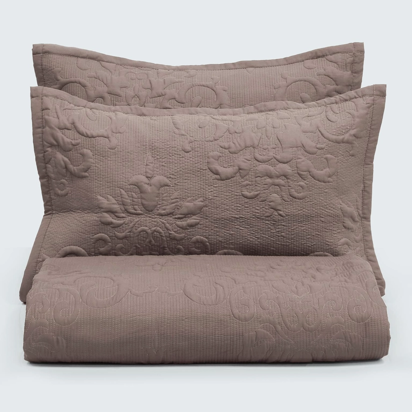 Kit Colcha Micromatelassê Soft Touch Maison