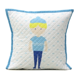 Capa de Almofada 100% Algodão Matelassê Infantil