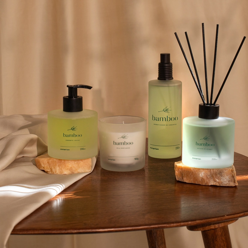 Difusor com Aroma 200 ml Bamboo