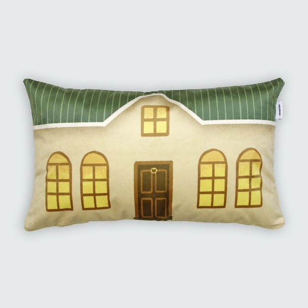 Capa de Almofada Aveludada Little Home 50cm x 30cm