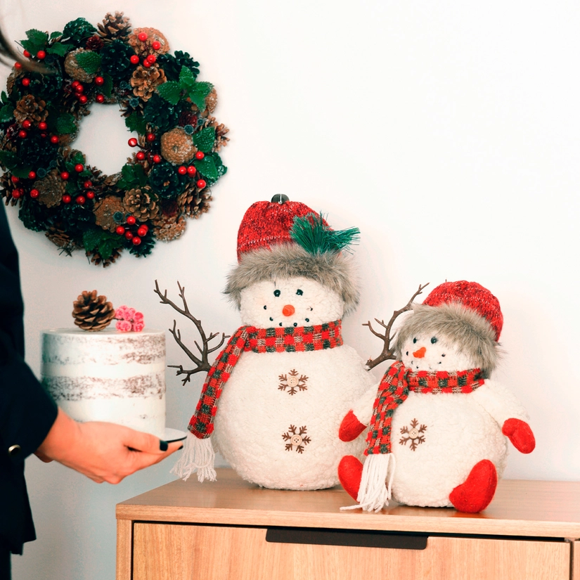 Boneco de Neve com Luz Merry