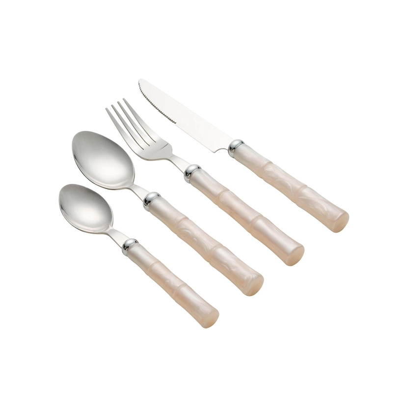 Faqueiro em Inox Bambu Lux 24 Peças