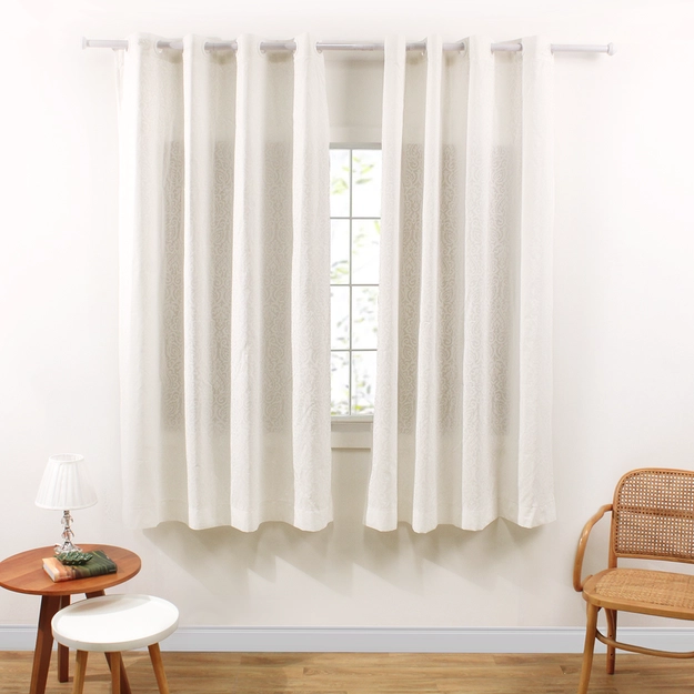Cortina Curta Jacquard Londres Sarah
