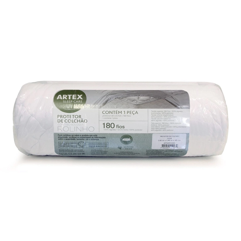 Protetor de Colchão Impermeável Sleep Care Rolinho