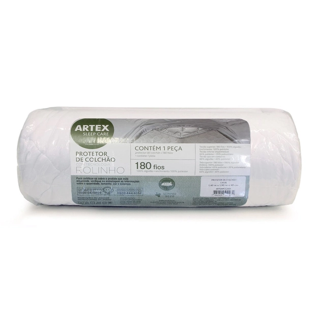 Protetor de Colchão Impermeável Sleep Care Rolinho