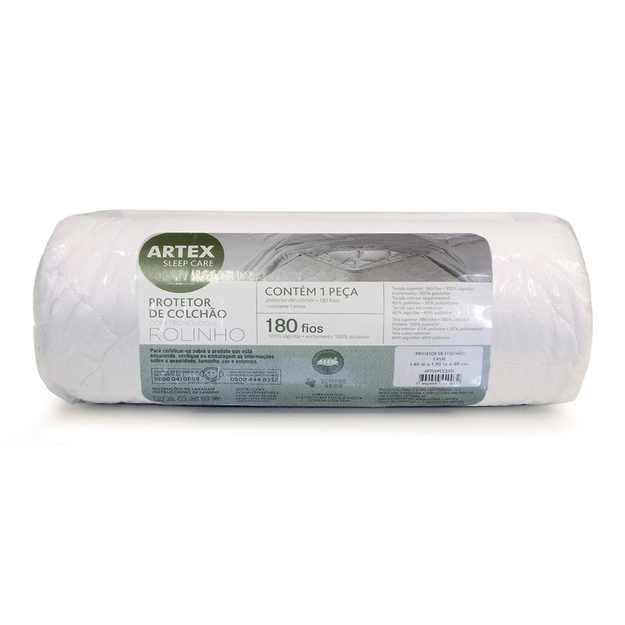 Protetor de Colchão Impermeável Sleep Care Rolinho