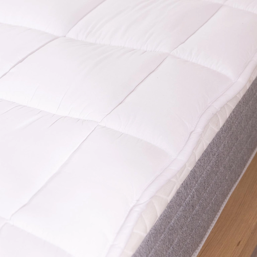 Pillow Top Percal Fibra Siliconizada Aconchego