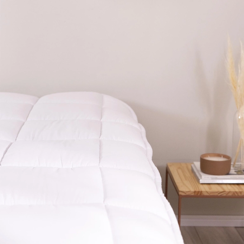 Pillow Top Percal Fibra Siliconizada Aconchego