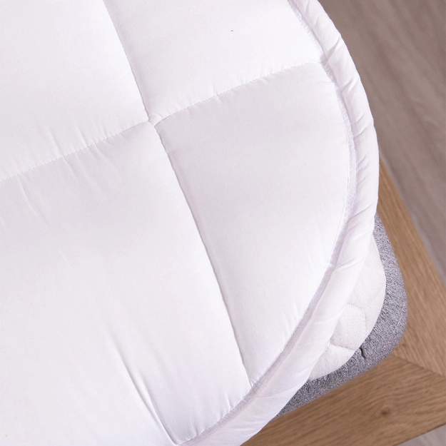 Pillow Top Percal Fibra Siliconizada Aconchego