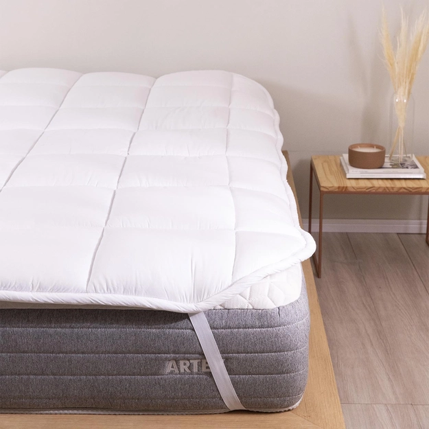 Pillow Top Percal Fibra Siliconizada Aconchego