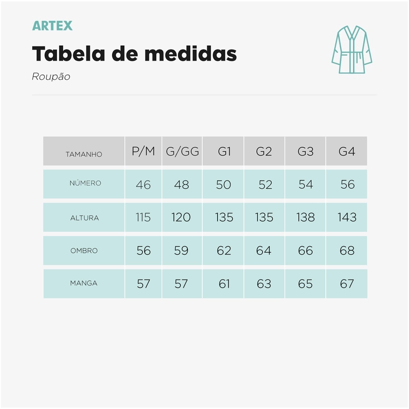Roupão 100% Algodão Plural
