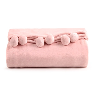 Manta Microfibra Infantil Pompom Mimo