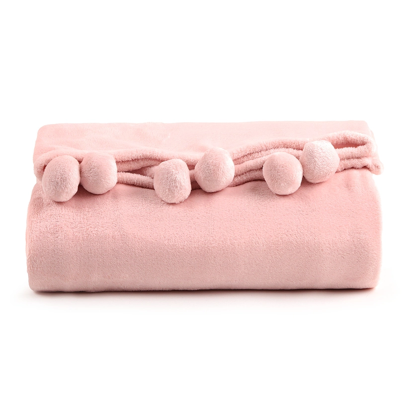 Manta Microfibra Infantil Pompom Mimo