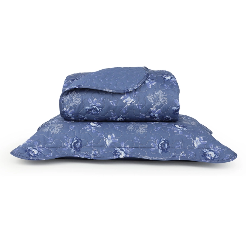 Kit Colcha Micromatelassê Boutis Dupla Face Lazúli