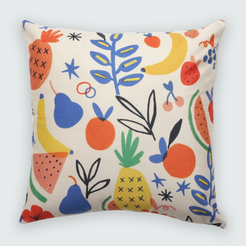 Capa de Almofada Aveludada Froot 42cm x 42cm