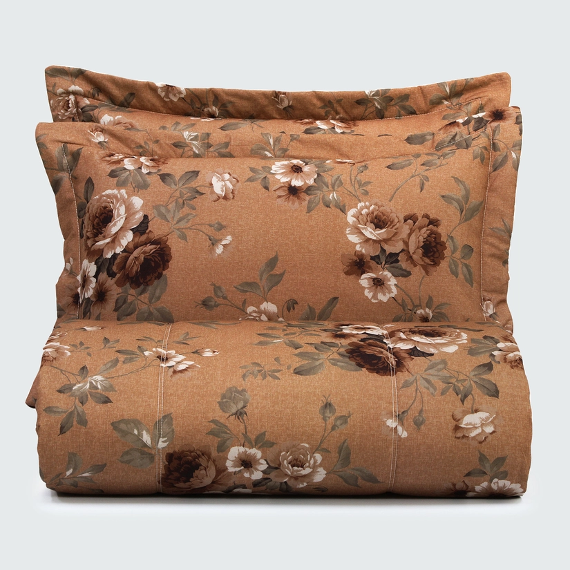 Kit Colcha Estampada Diana