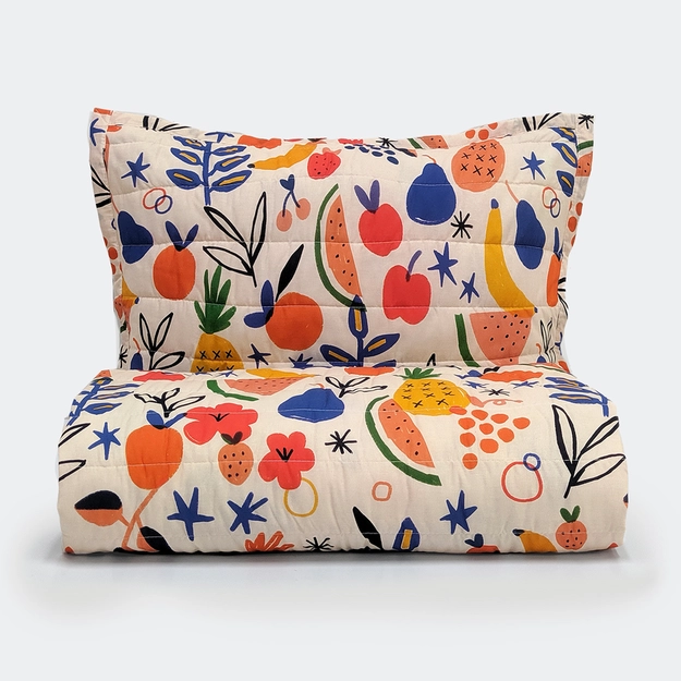 Kit Colcha Matelassê Froot
