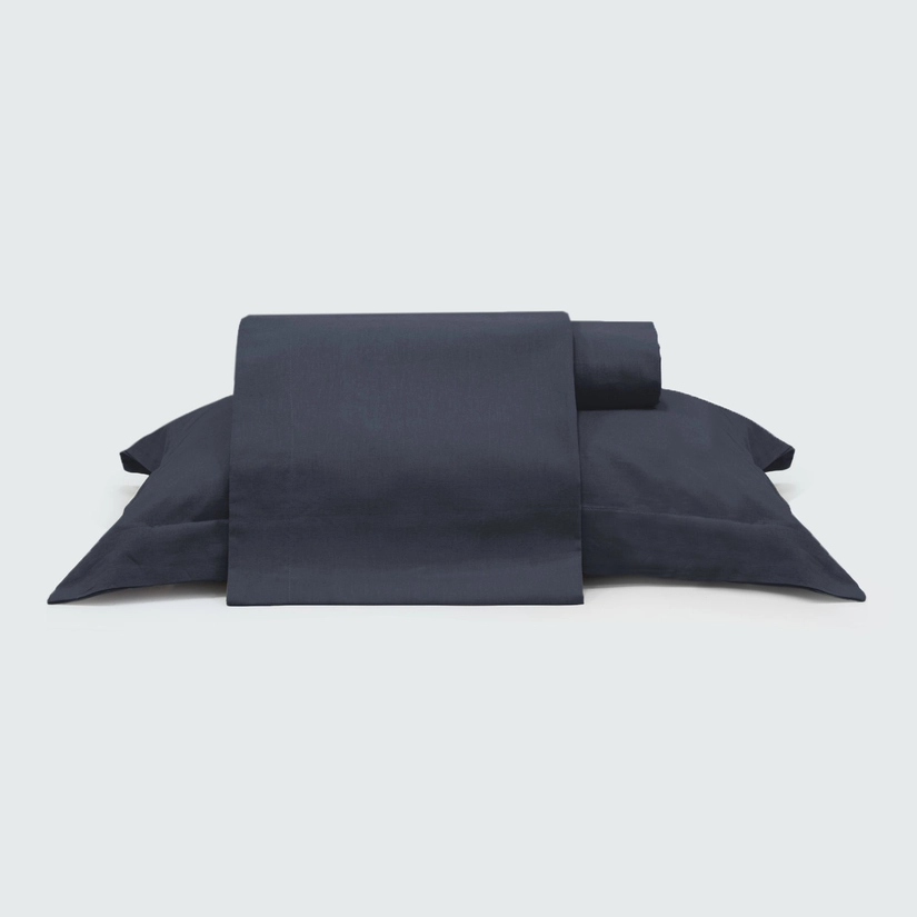 Jogo de Lençol Pré Lavado Cotton Linen Santorini