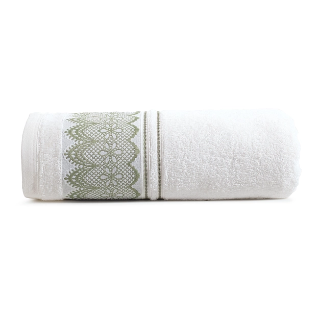 Toalha Fio Penteado 100% Algodão Blanc