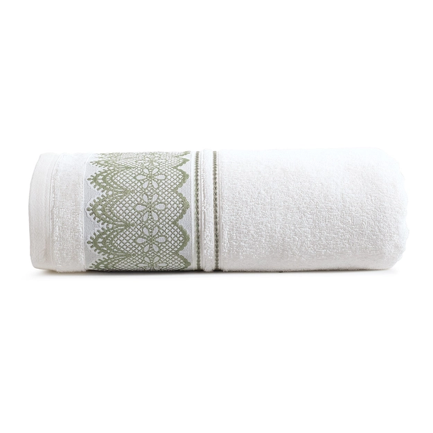 Toalha Fio Penteado 100% Algodão Blanc