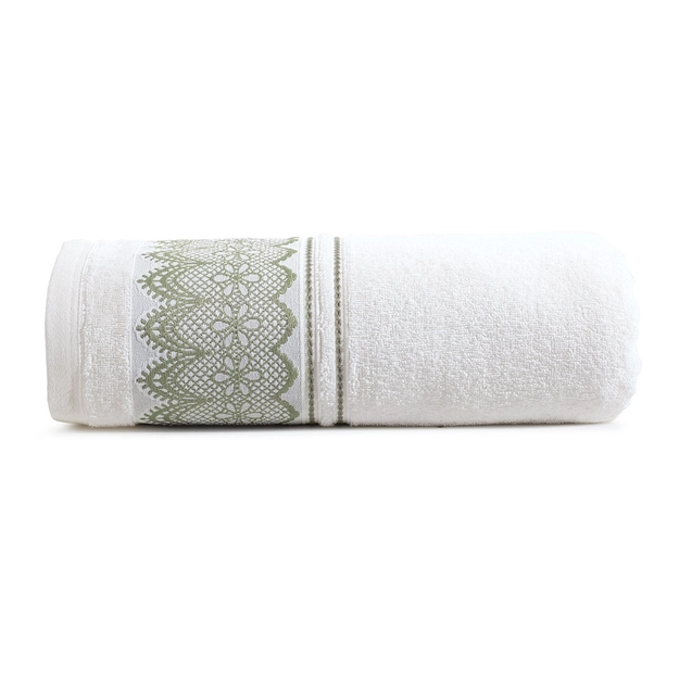 Toalha Fio Penteado 100% Algodão Blanc