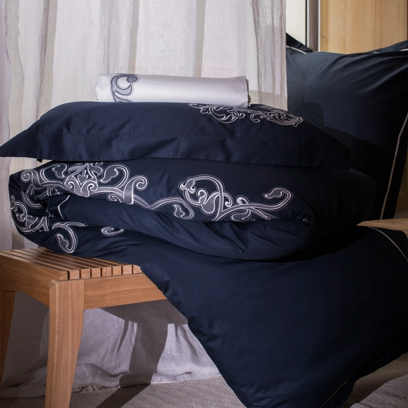 Kit Cama Percal Premium Garden Blue