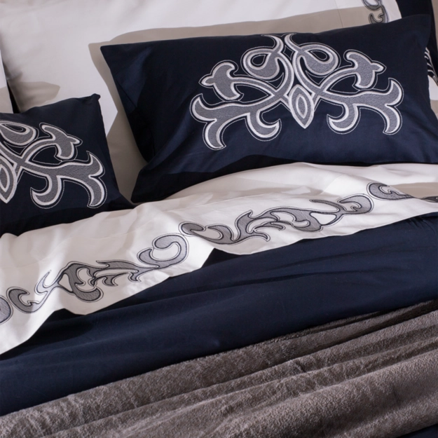 Kit Cama Percal Premium Garden Blue
