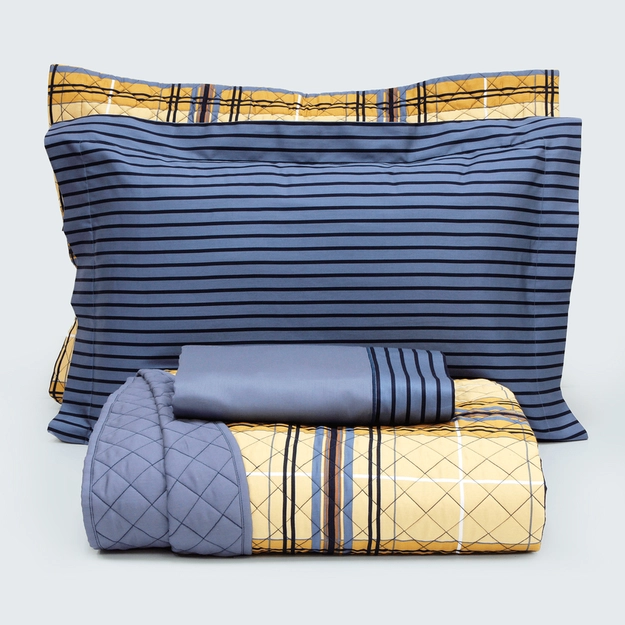 Kit Cama Algodão Egípcio Acetinado Foster