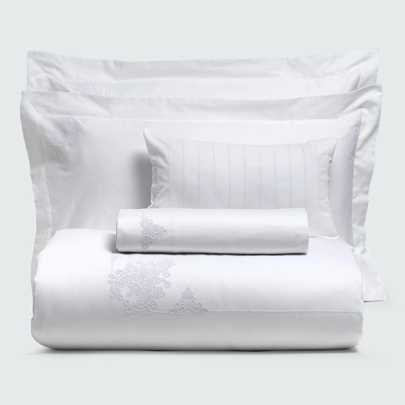 Kit Cama Bordado Florence 11 peças