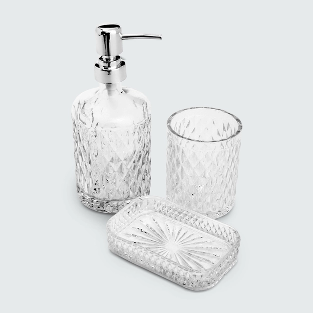 Kit Banheiro de Cristal Eclat