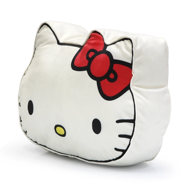 Almofada Aveludada Hello Kitty Face