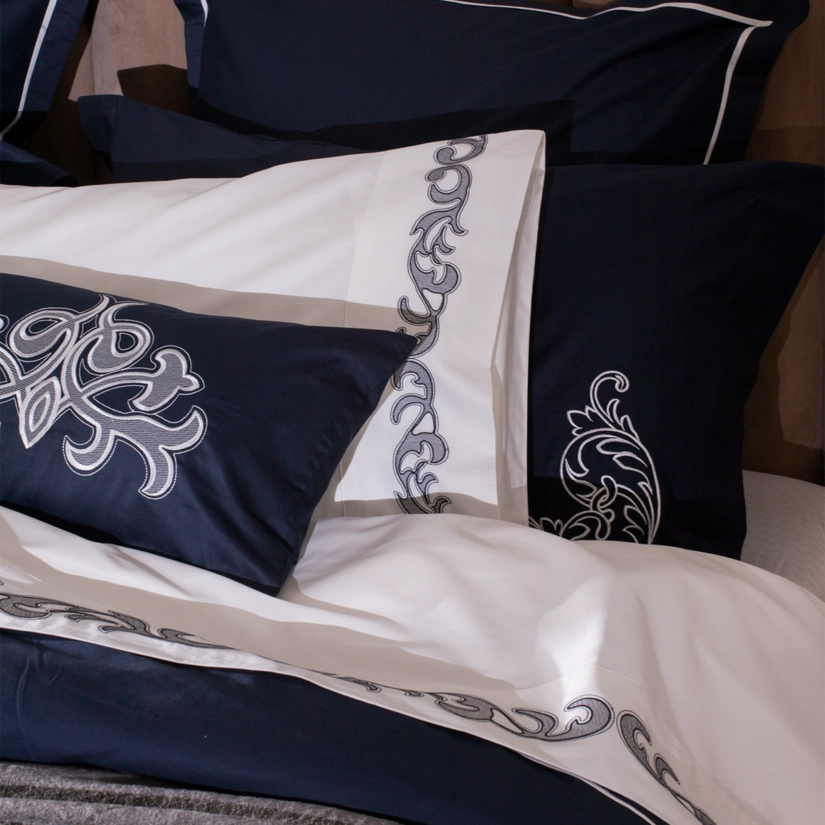 Kit Cama Percal Premium Garden Blue