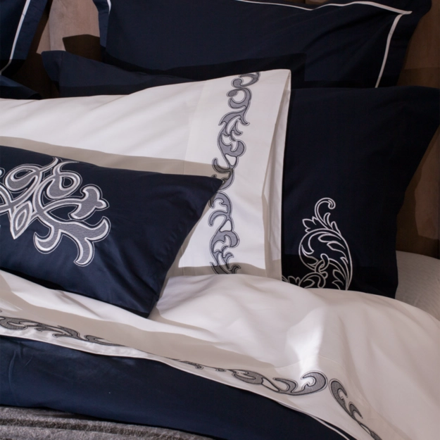 Kit Cama Percal Premium Garden Blue
