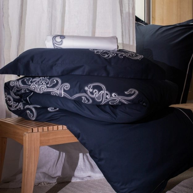 Kit Cama Percal Premium Garden Blue