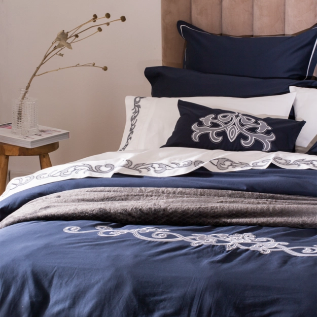 Kit Cama Percal Premium Garden Blue
