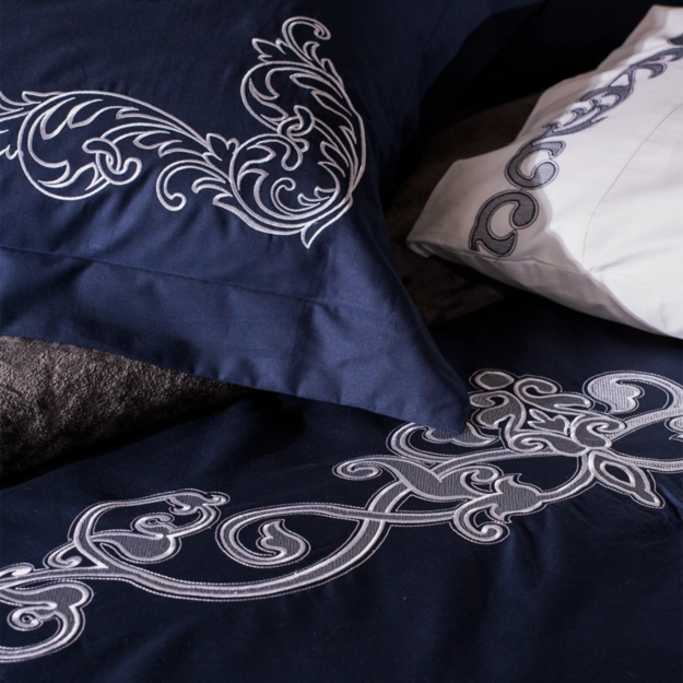 Kit Cama Percal Premium Garden Blue