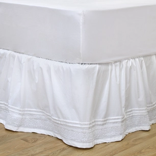 Saia para Cama Box Percal Louise