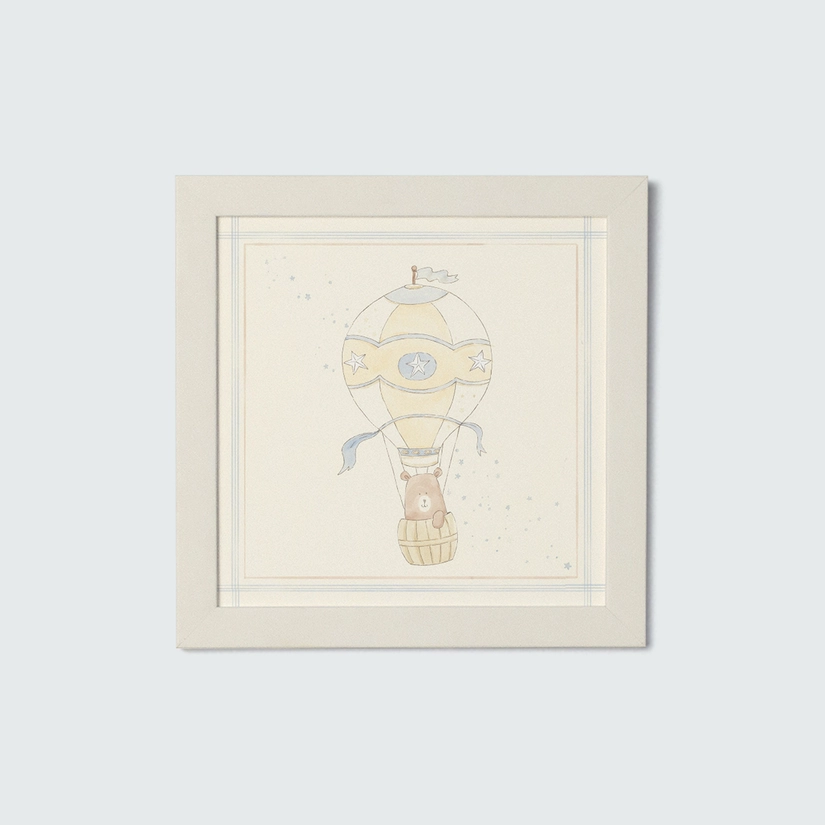 Quadro com Moldura e Vidro Ballon