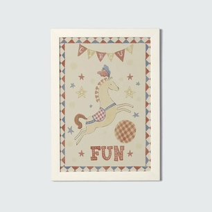Quadro com Moldura e Vidro Fun