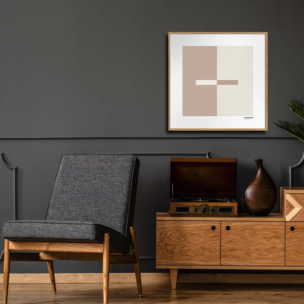 Quadro com Vidro e Moldura Incógnito