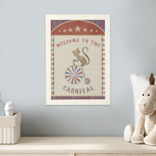 Quadro com Moldura e Vidro Cirque