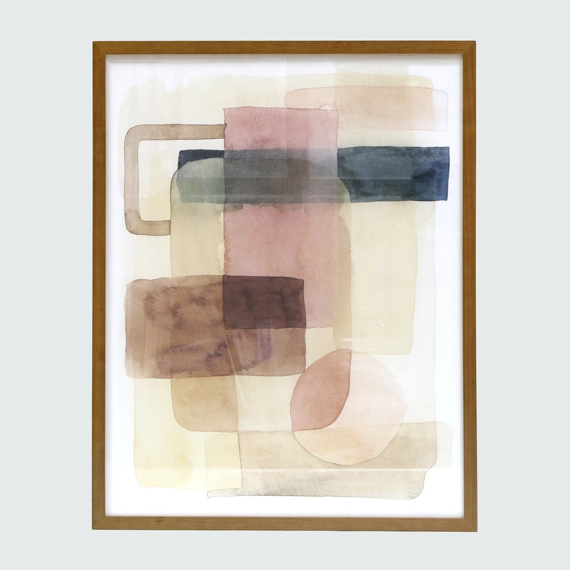 Quadro em Vidro e Madeira Detto 71 cm X 56 cm