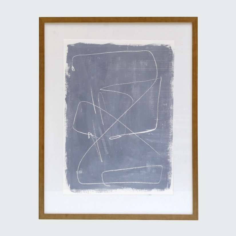 Quadro em Vidro e Madeira Carella 71 cm X 56 cm