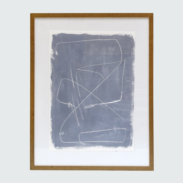 Quadro em Vidro e Madeira Carella 71 cm X 56 cm
