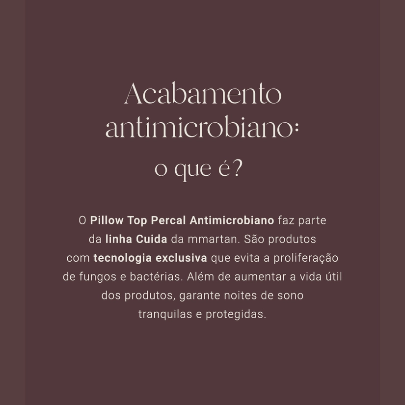 Pillow Top Percal Antimicrobiano