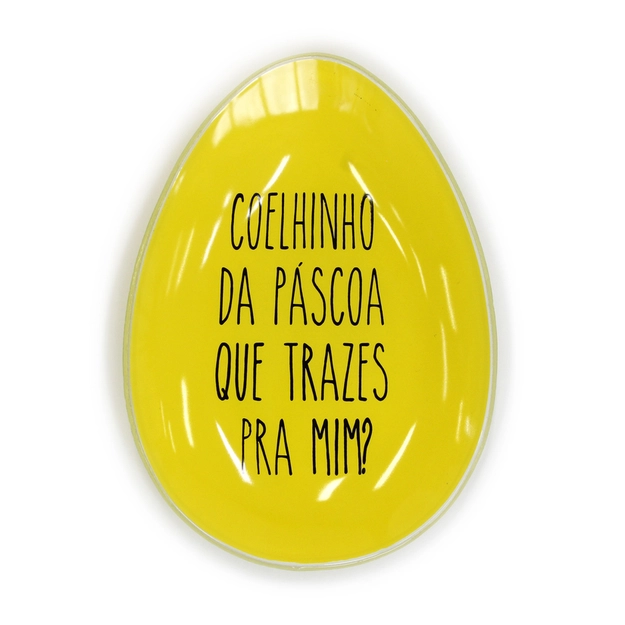 Travessa em Vidro Coelhinho da Páscoa